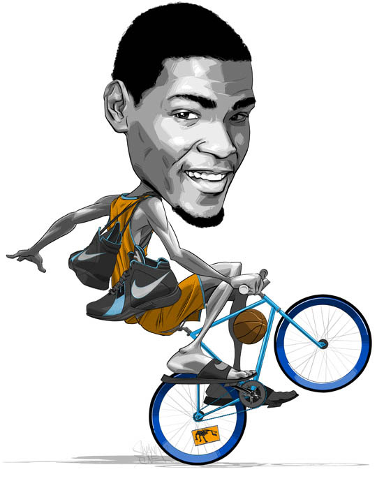 Kevin Durant Wheelie Graphic by Swank One