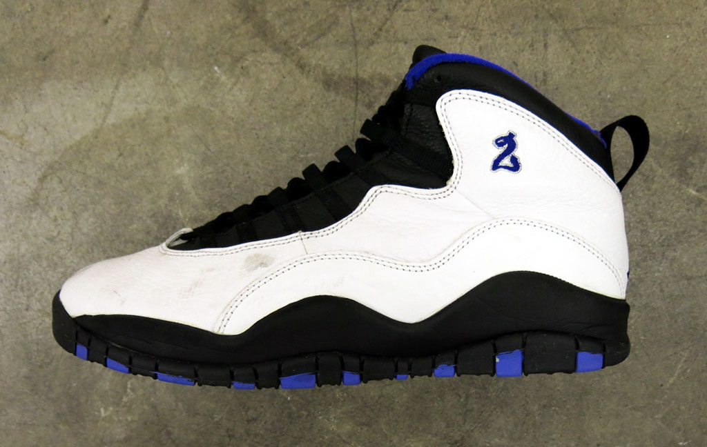 Mitch Richmond's Air Jordan X 10 Sacramento Kings Home PE