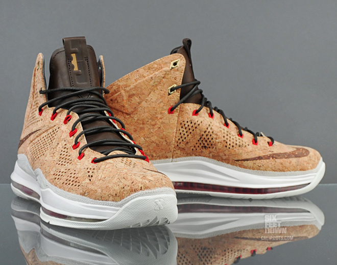 lebron 10 cork on feet