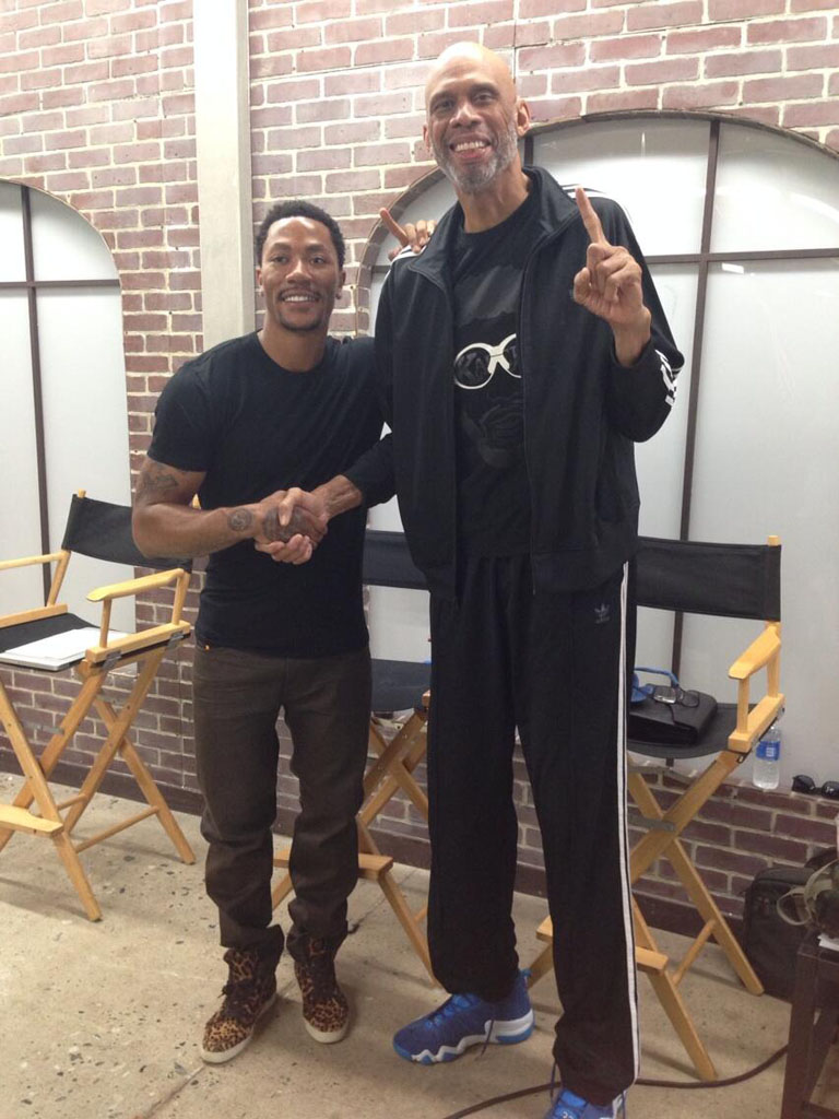 Kareem Abdul-Jabbar & Derrick Rose for adidas