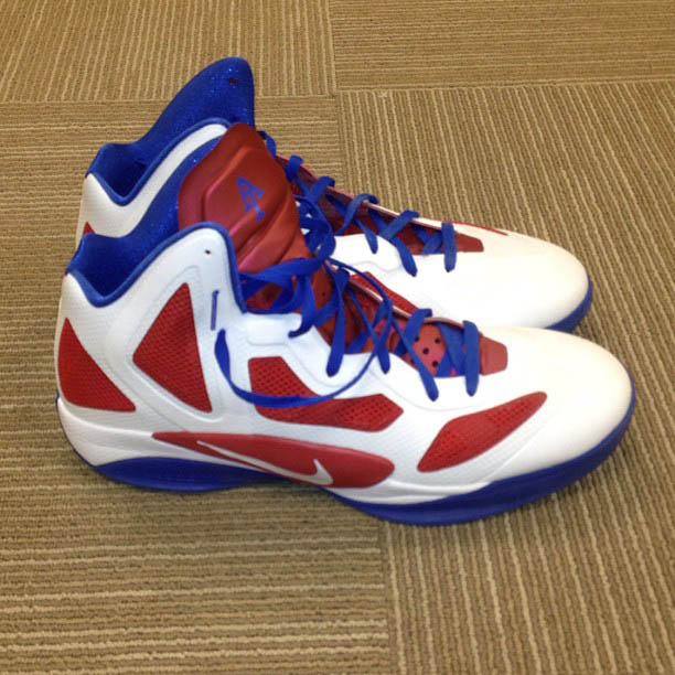 Nike Zoom Hyperfuse 2011 Andre Iguodala White Blue Red