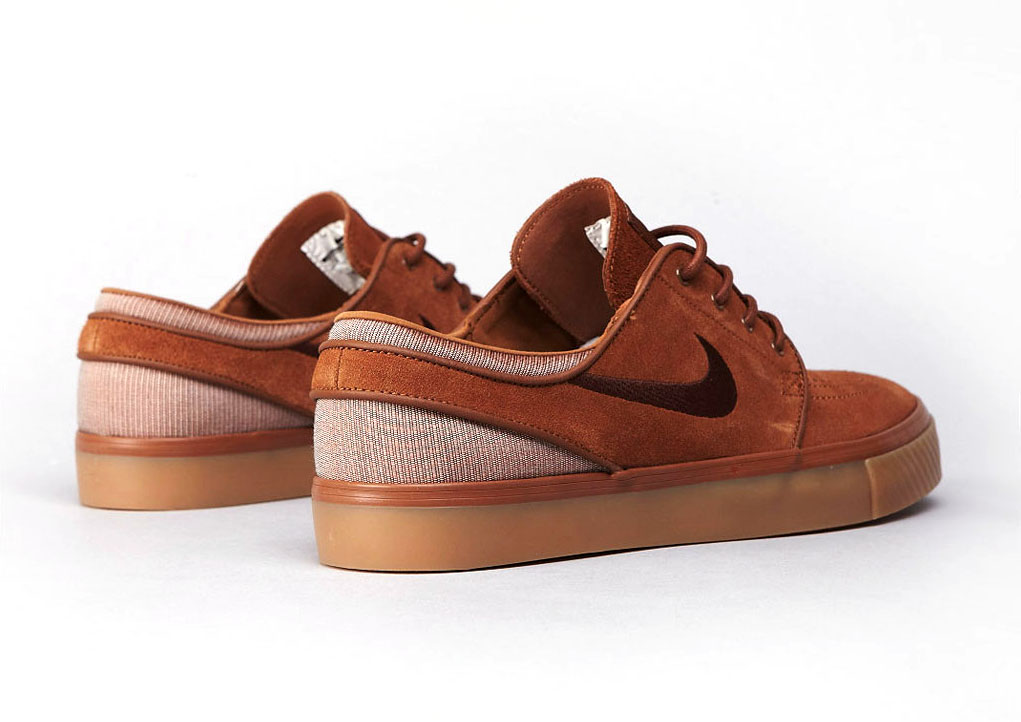 Sb janoski british tan  2025 and  black suede skate shoes