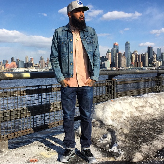 Stalley wearing Air Jordan X 10 Lady Liberty