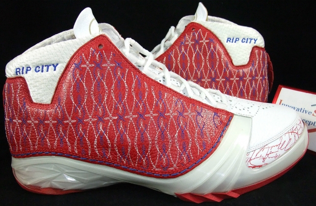 Rip Hamilton's Air Jordan XX3 23 White/Red Detroit Pistons PE (1)