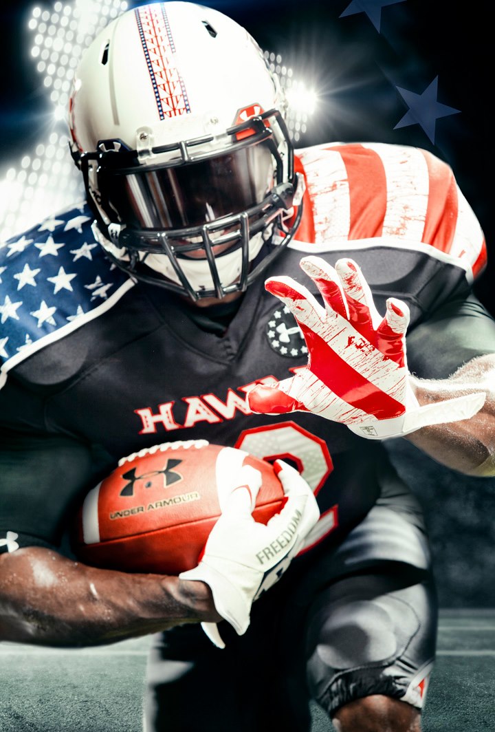 Hawaii Rainbow Warriors - Under Armour Wounded Warrior Project Football Uniforms (1)