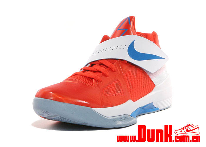 Nike Zoom KD IV Team Orange Photo Blue White 473679-800 (3)