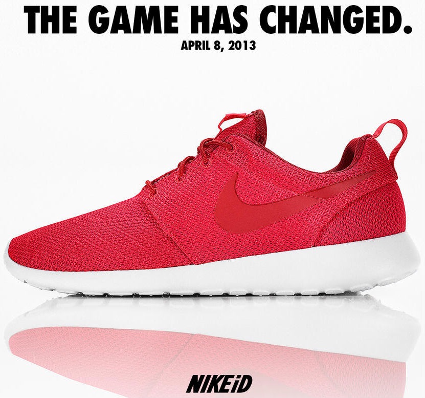 NIKEiD Roshe Run Red