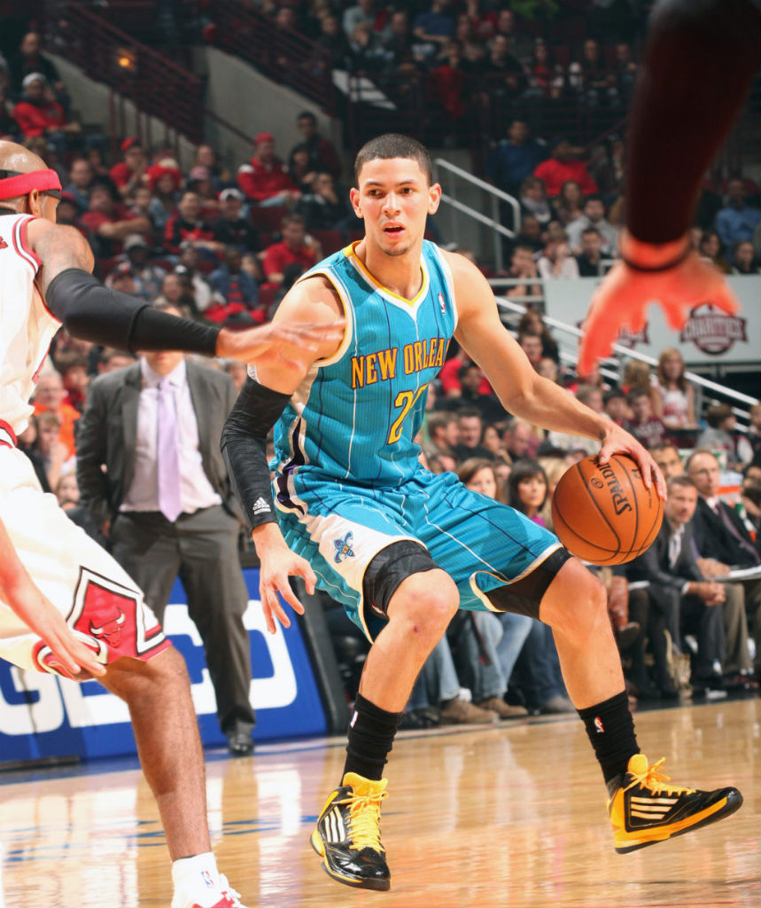 Austin Rivers wearing adidas adizero Ghost 2 PE