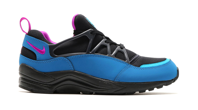 nike huarache black purple blue