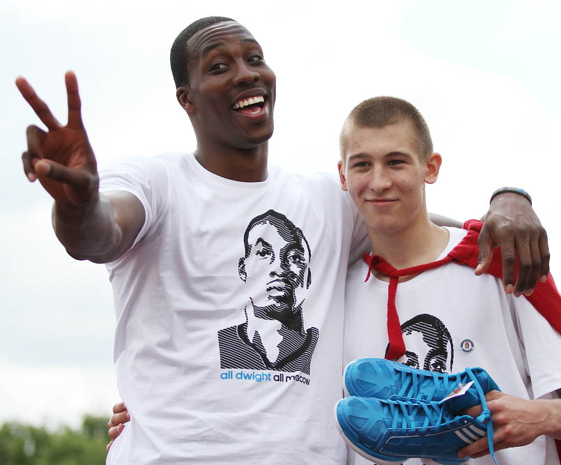 Dwight Howard's adidas European Tour Continues in Moscow