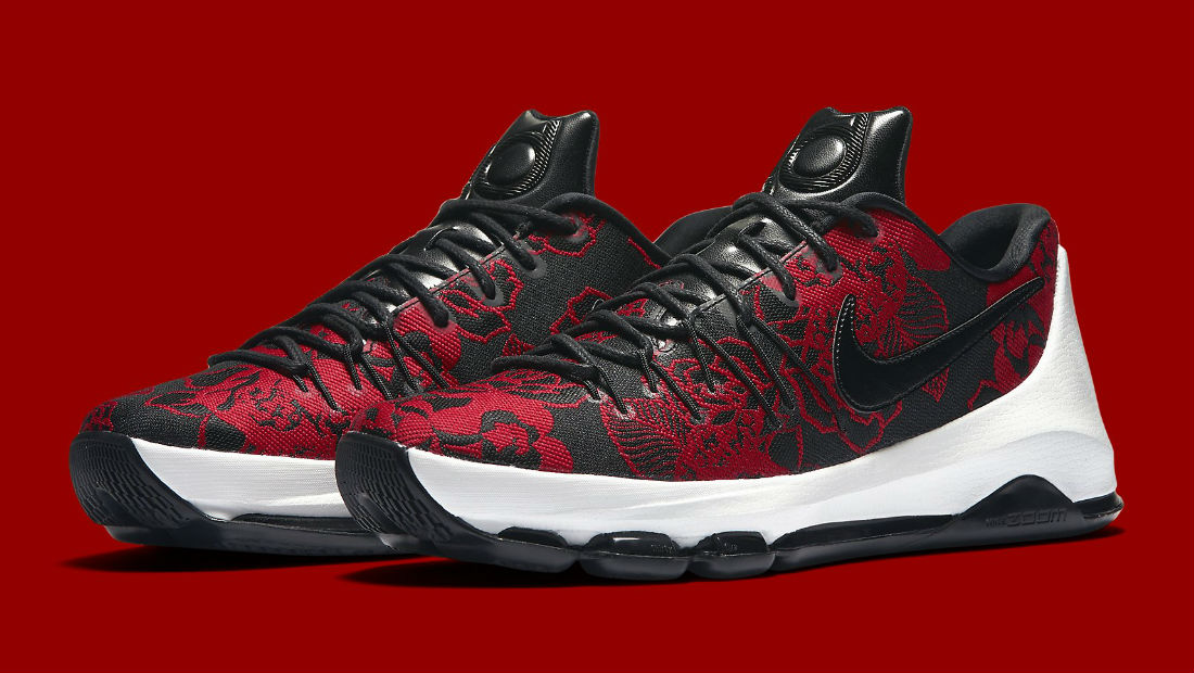 kd 8 red floral