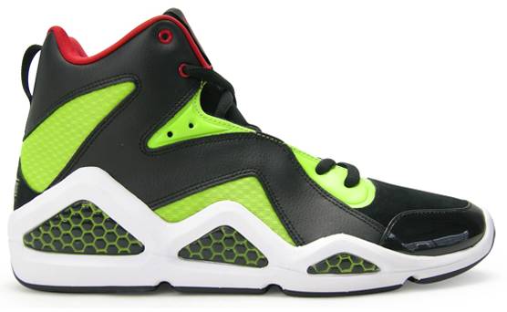 Reebok Kamikaze III - Black/Sonic Green/Excellent Red Sole