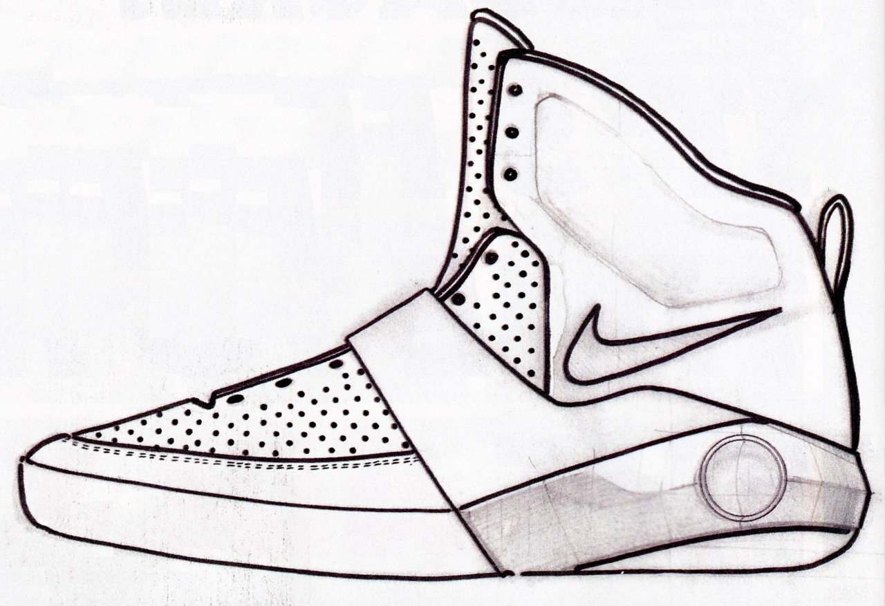 sneaker sketch