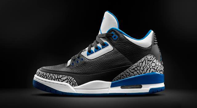 Air Jordan III 3 Sport Blue Release Date 136064-007