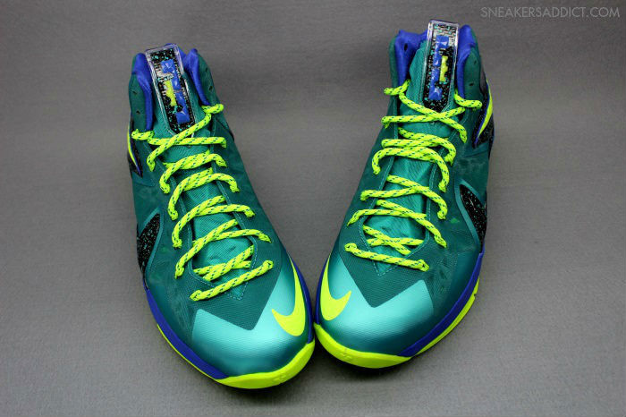 Nike LeBron 10 P.S Elite Sport Turquoise Volt