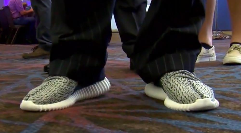 Wearing Yeezys on ESPN 