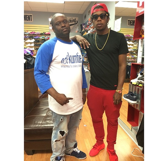 Trinidad James wearing Nike Hyperfeel