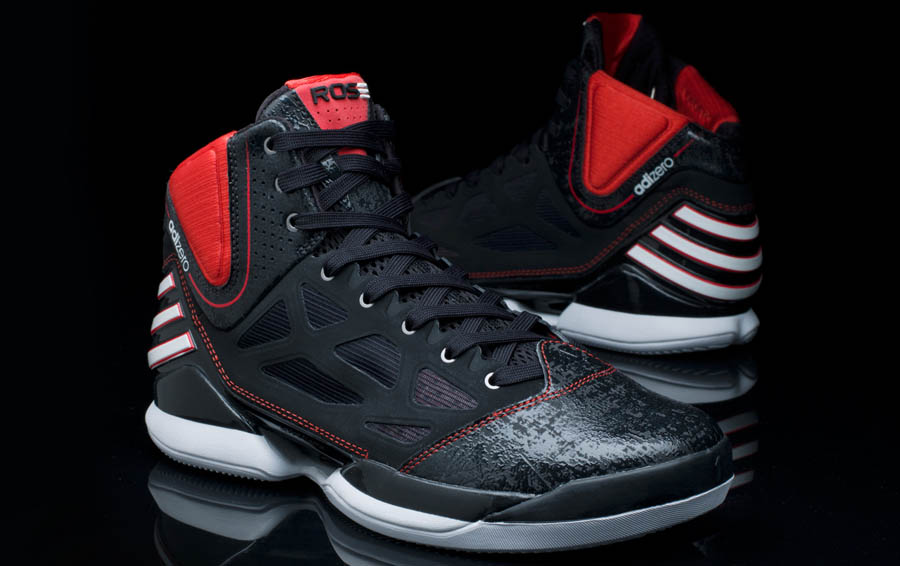 adidas adiZero Rose 2.5 Black White Scarlet G48837 (4)