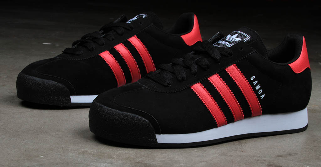 adidas samoa black and pink