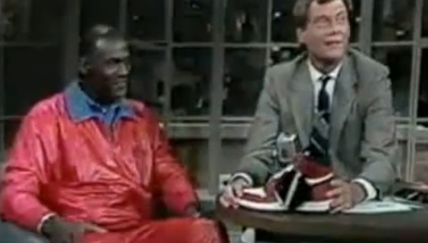 david letterman air jordan