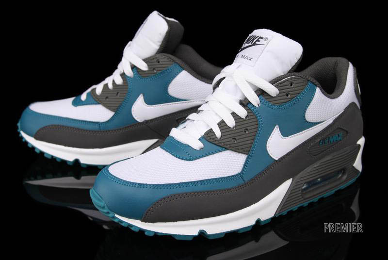 Air max 90 teal on sale white