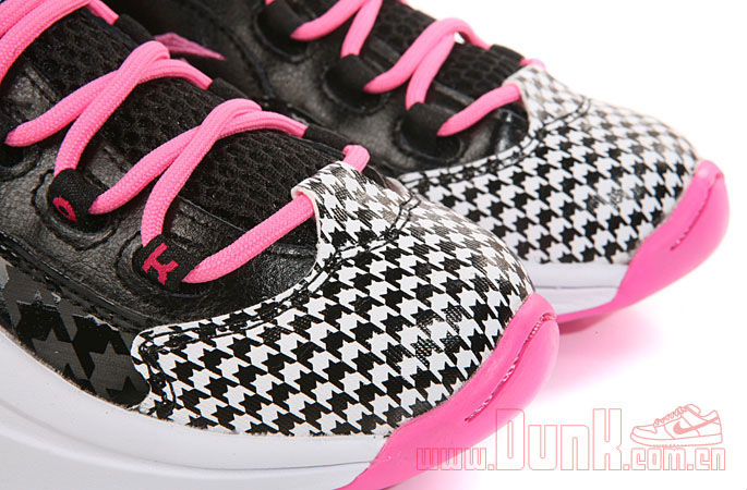 Reebok Question GS Black/Pink Houndstooth (6)