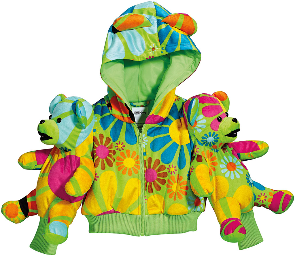 adidas Originals JS Women's Bear Hoodie Psychedelic W62894 (1)