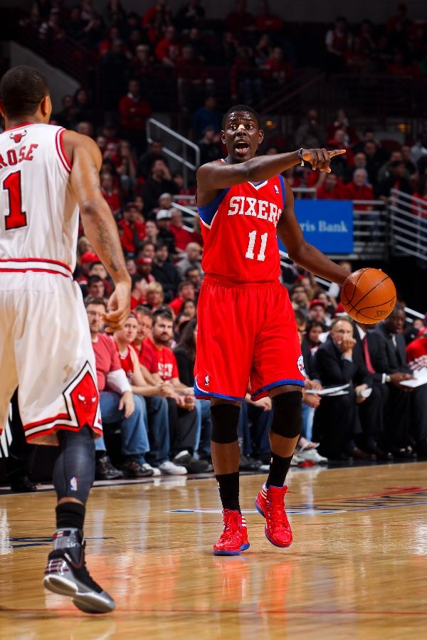 Jrue Holiday wearing adidas adiZero Crazy Light