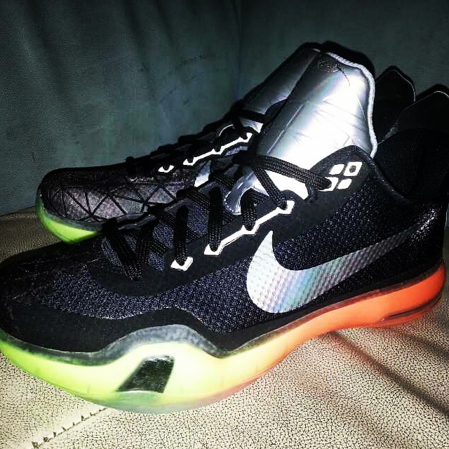 Nike Kobe X 10 All-Star Black/Silver-Orange-Volt (12)