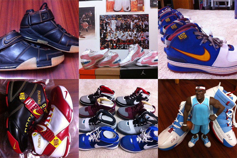 lebron sneaker collection