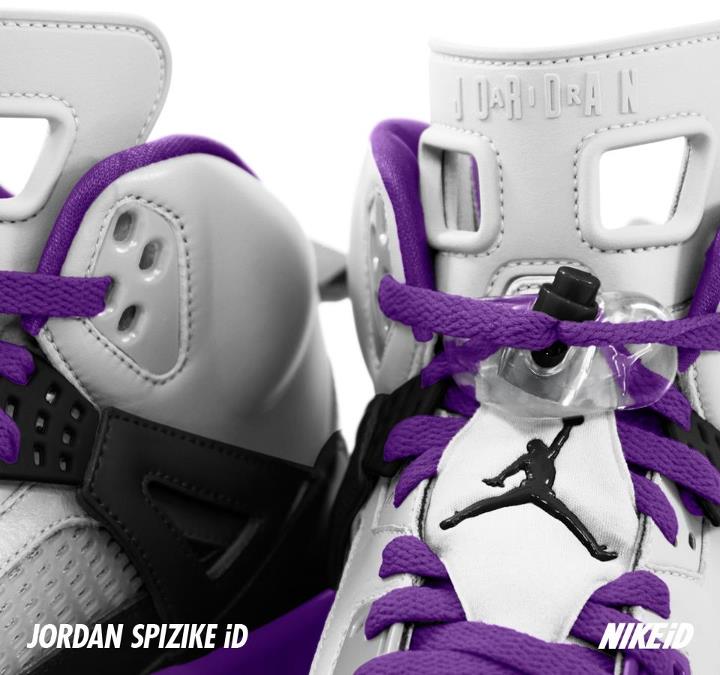 Jordan Spiz'ike NIKEiD White Black Purple (4)