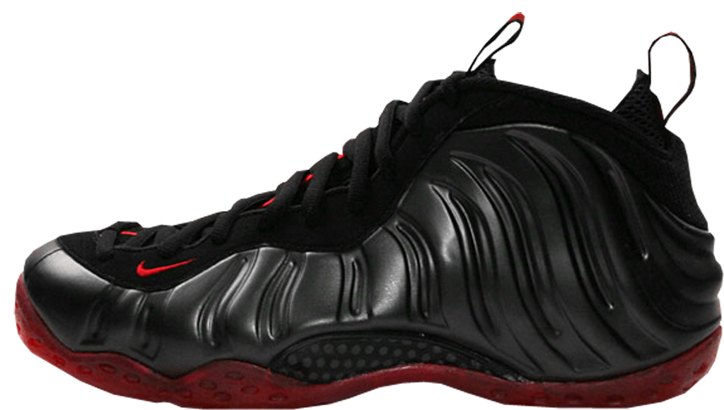 black nike air foamposite