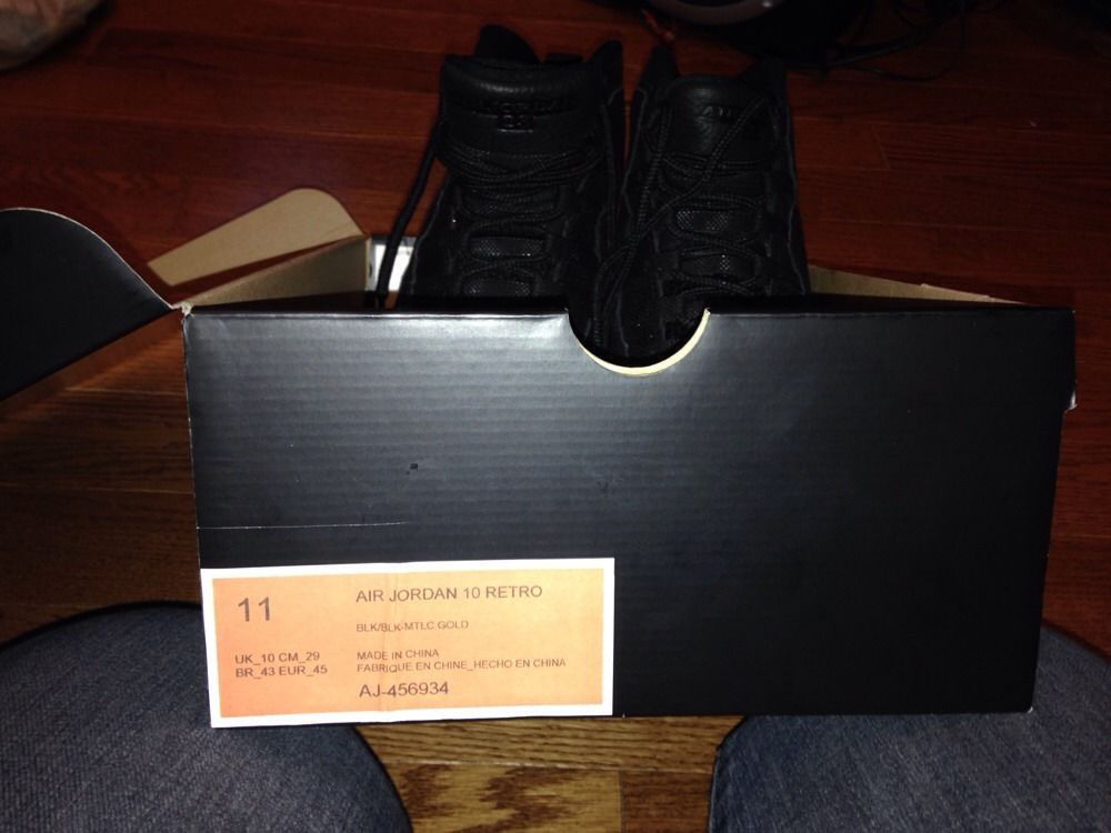 Air Jordan 10 OVO Black (5)