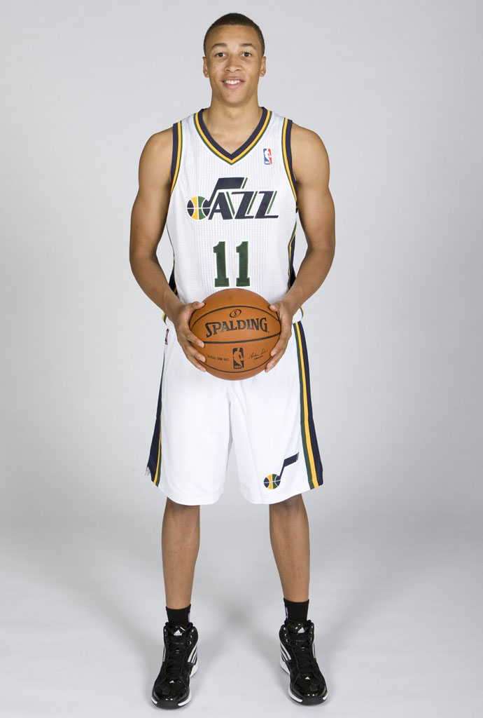 Dante Exum wearing adidas adizero Ghost