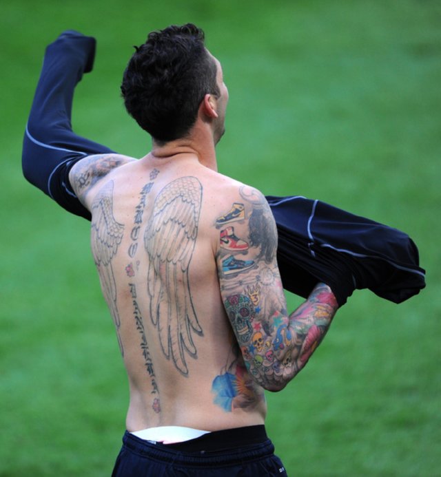 Marco Materazzi Jordan Tattoos