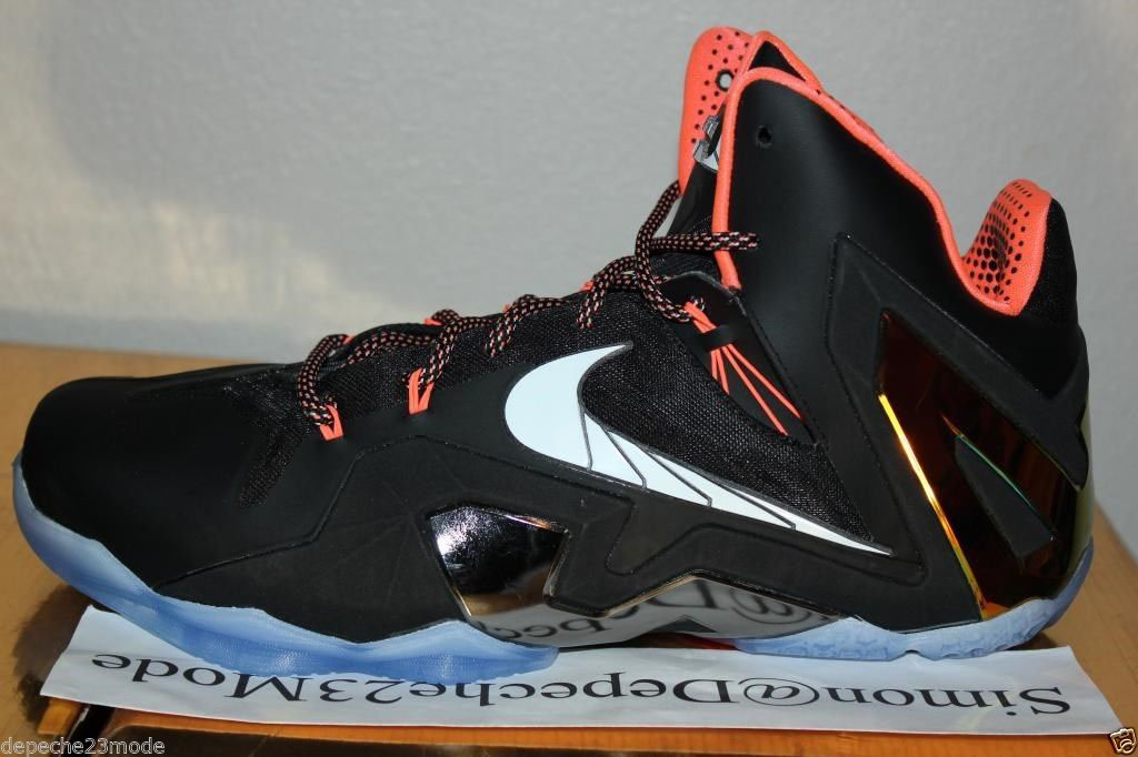 Lebron 11 black outlet and white