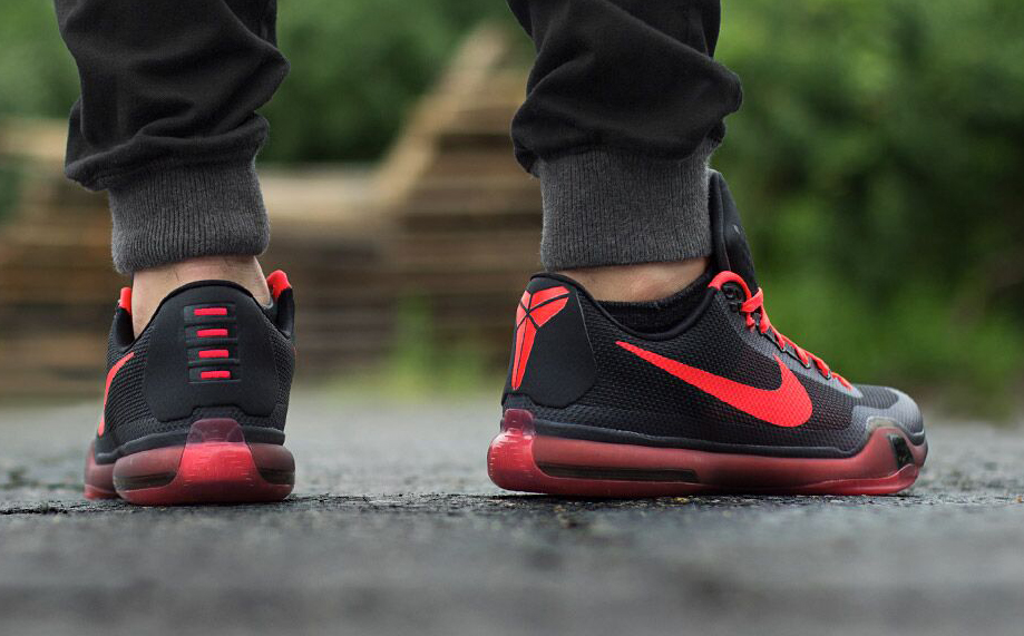 kobe 10 on feet