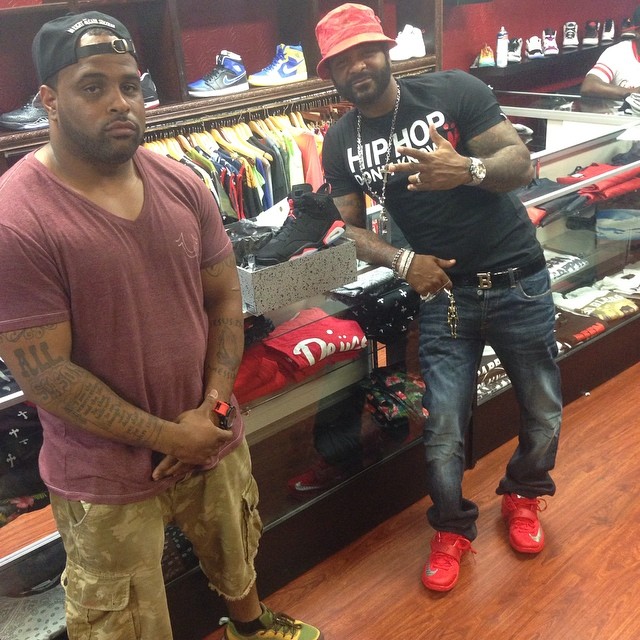 Jim Jones wearing Nike KD VII 7 Global Game