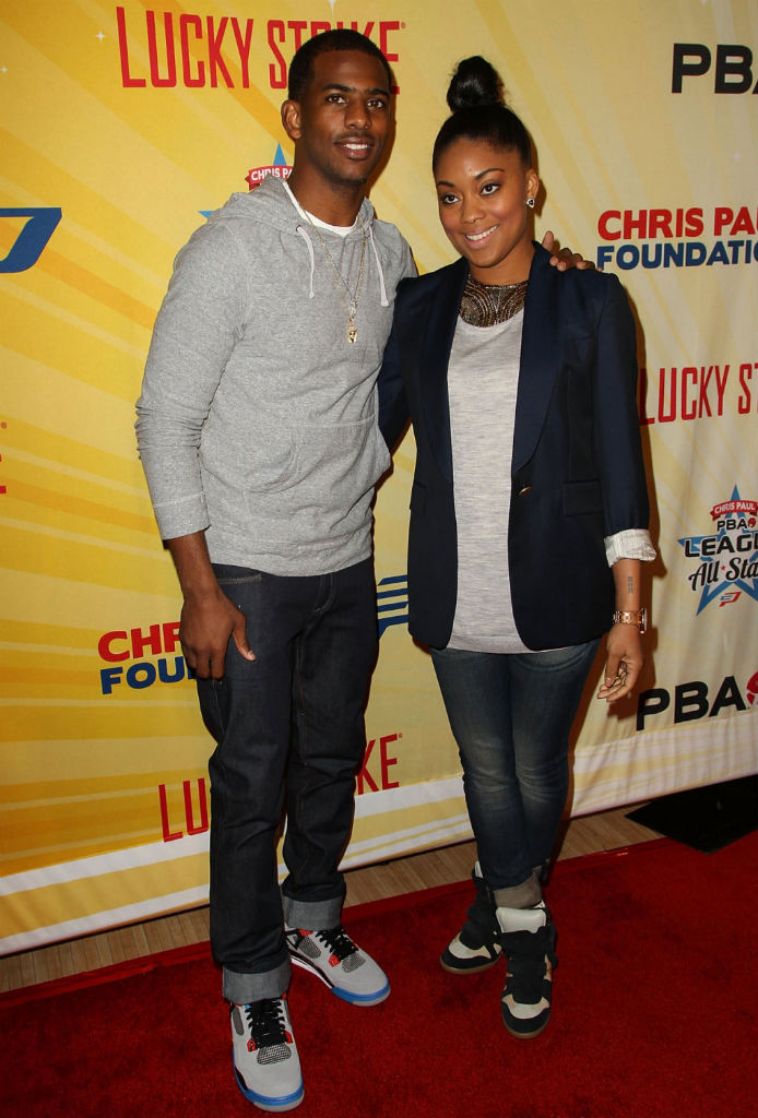 Chris Paul Wears Air Jordan IV 4 Grey Blue Red Pop Art (10)