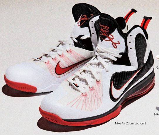 red black and white lebrons