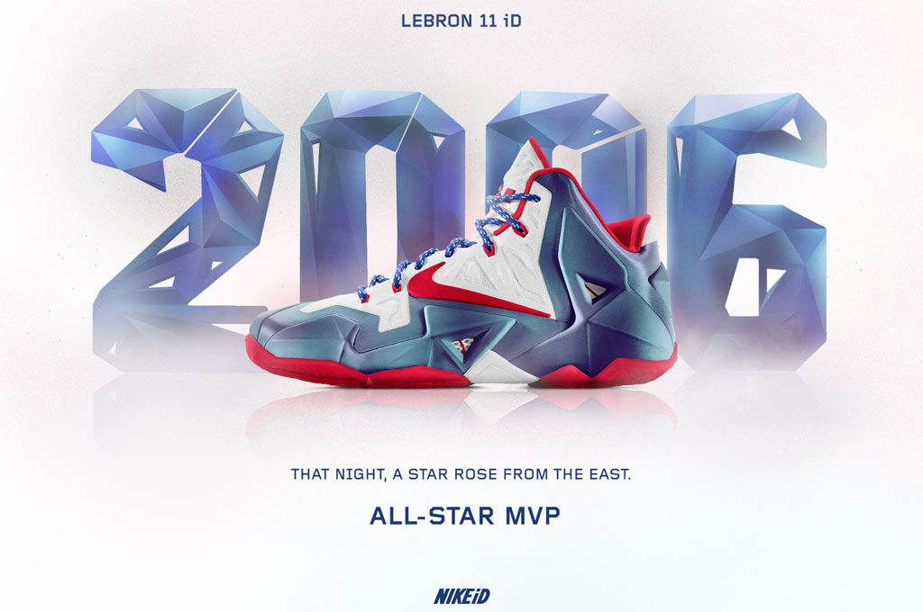 NIKEiD Concept // LeBron 11 'All-Star MVP' 2006 (1)