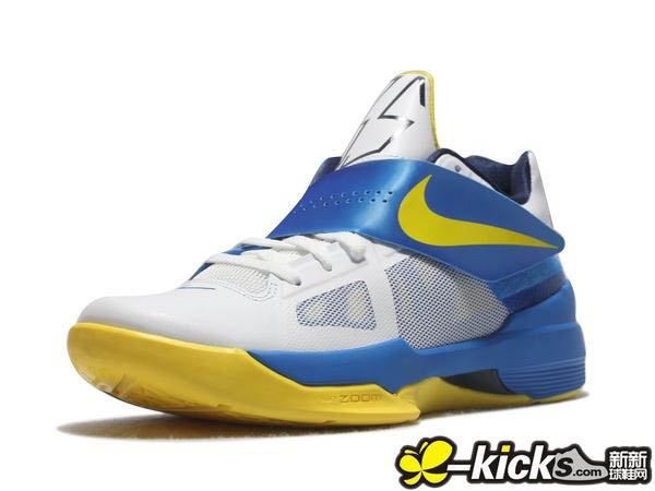 Nike Zoom KD IV White Tour Yellow Photo Blue Midnight Navy 473679-102 (5)