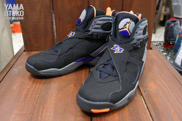 Navy blue and orange cheap jordan 8