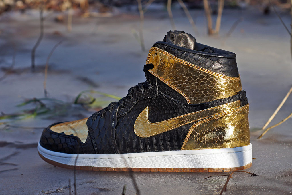 Air Jordan 1 'NYE' Python by JBF Customs for Marcus Jordan (3)