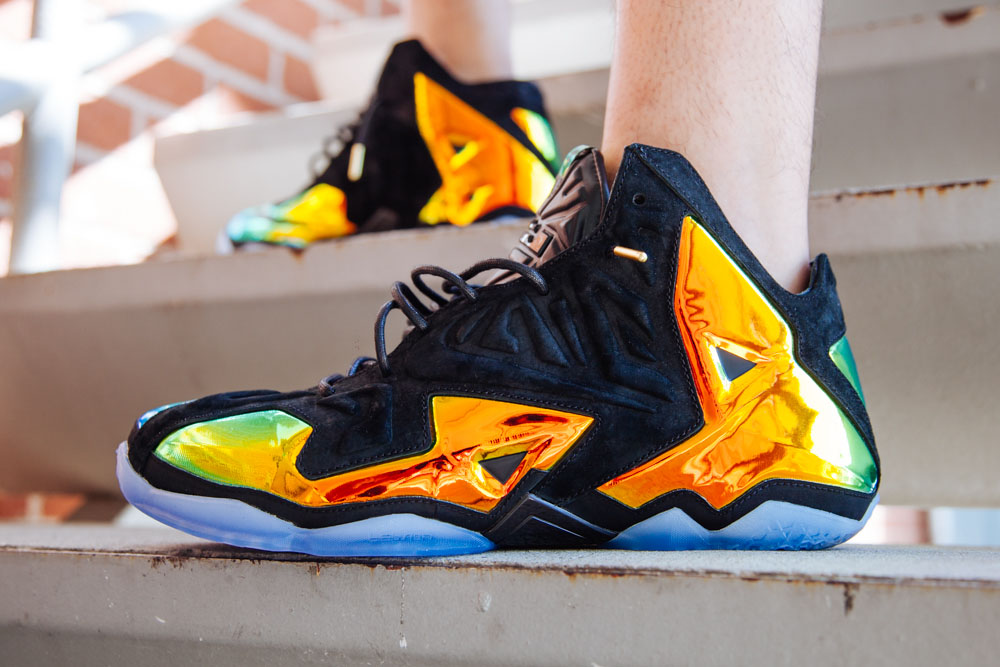 lebron 11 south beach on feet