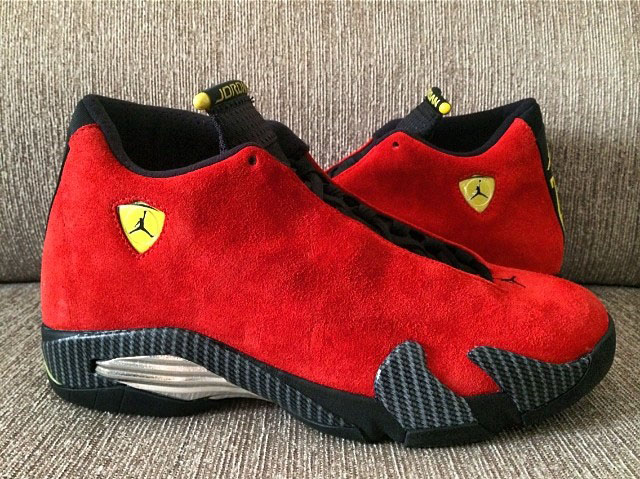 Air Jordan 14 XIV Red Suede (4)