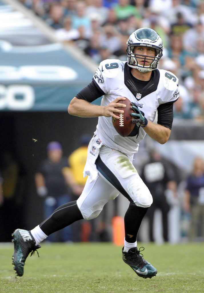 Nick Foles wearing Nike Zoom Code Elite