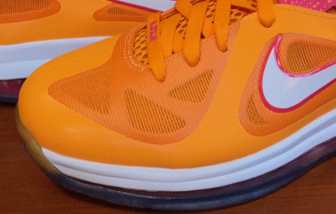 Nike LeBron 9 Low Vivid Orange Cherry 510811-800 (3)