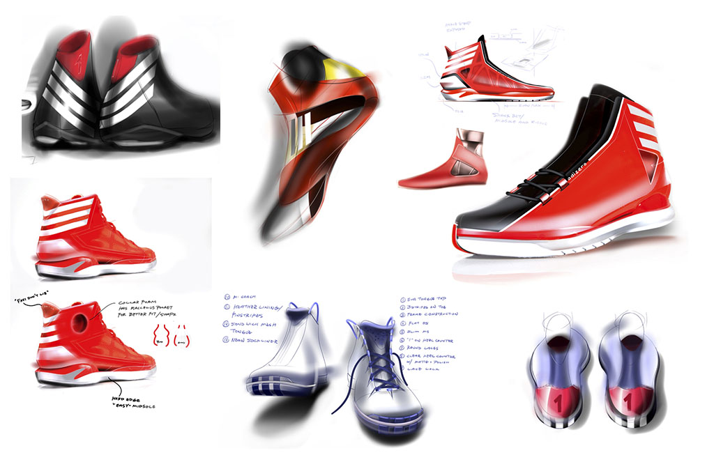 Sketch Work // adidas D Rose 3 (1)