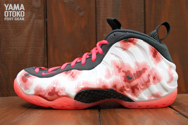 pink and white foamposites